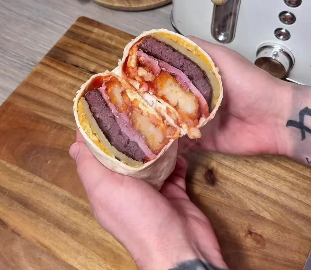 Turkey Bacon Wrap Stack