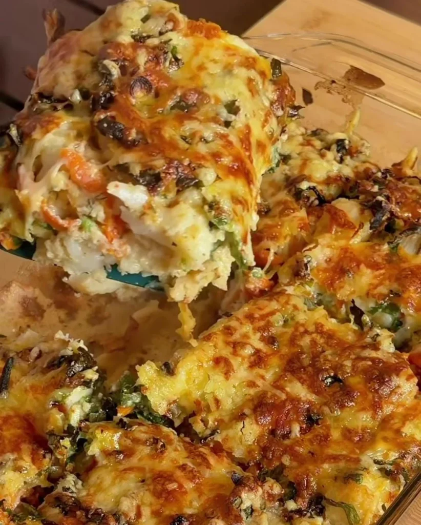 Cheesy Cauliflower Bake