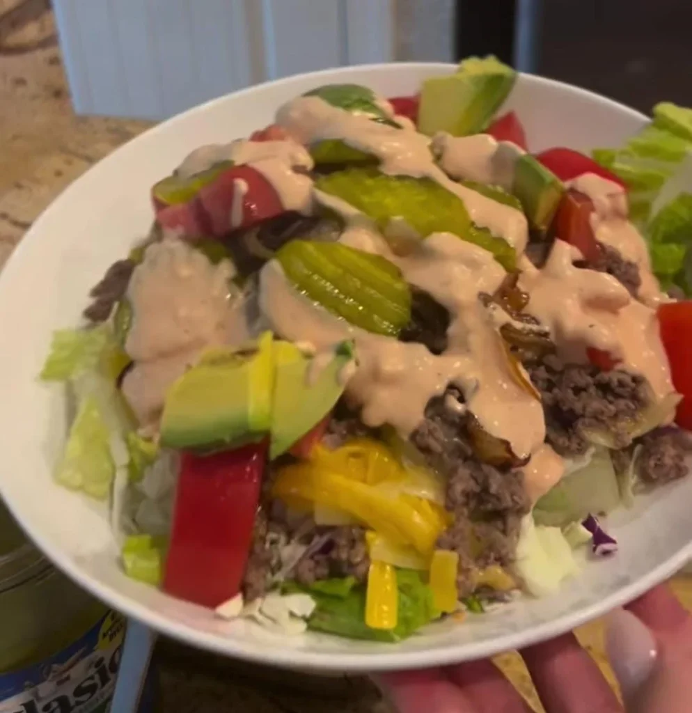 Keto Burger Bowl
