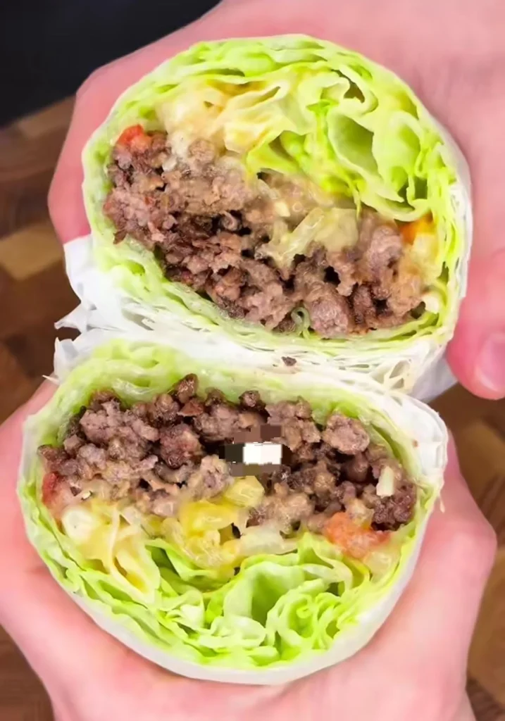 Beef & Cheese Lettuce Wraps