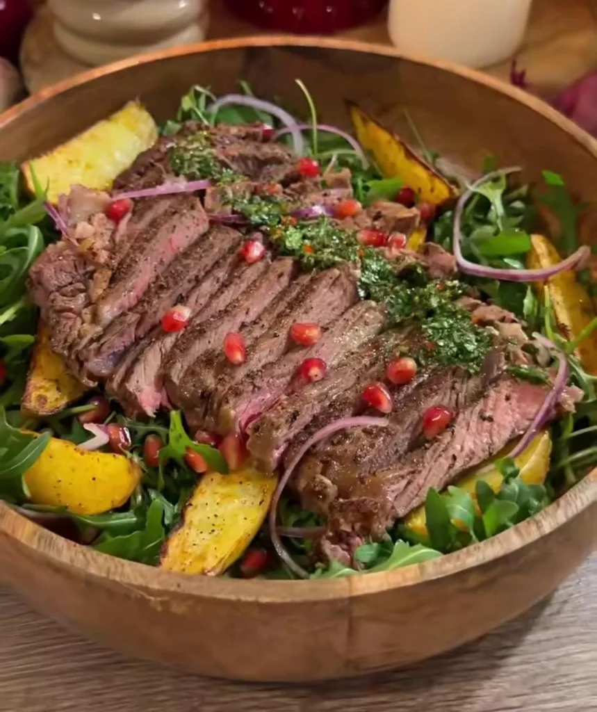 Garlic Butter Steak Salad