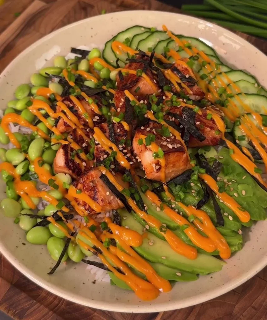 Salmon Avocado Bowl