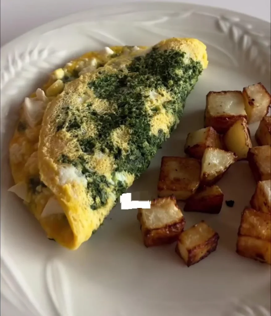 Spinach Feta Omelette