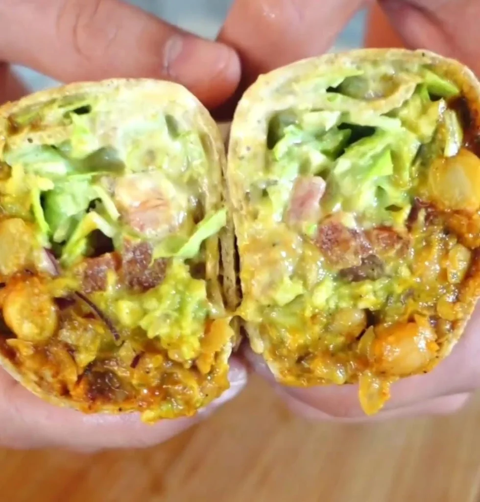 Avocado Chickpea Wrap