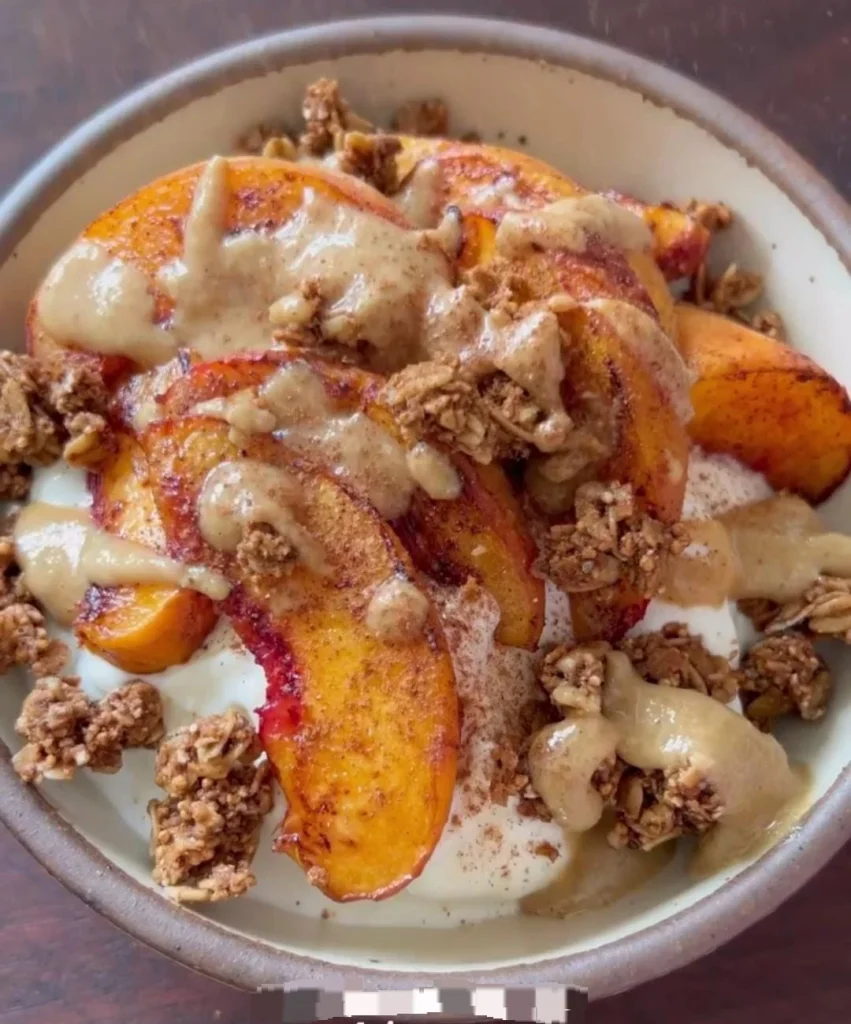 Peach Yogurt Oats