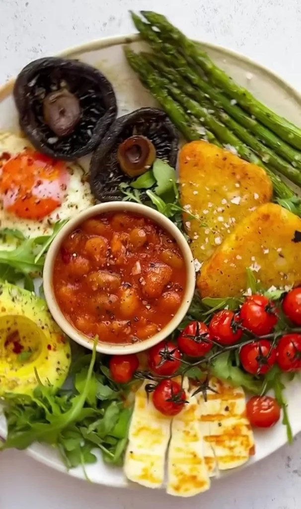 Veggie Egg Scramble Plate
