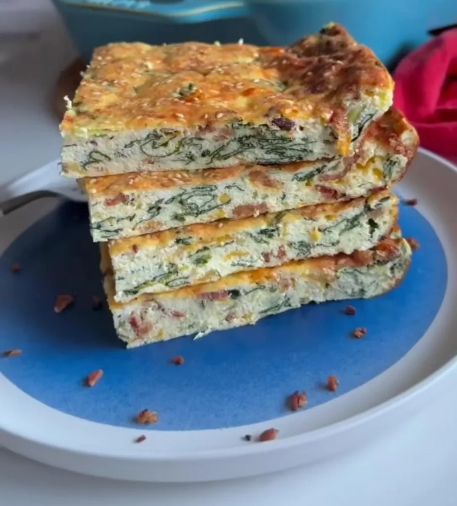 Spinach Ricotta Egg Bake