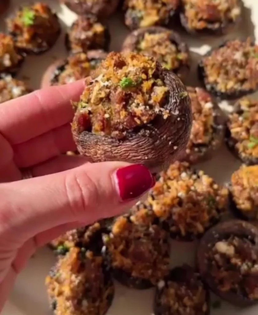 Sausage Stuffed Mushrooms