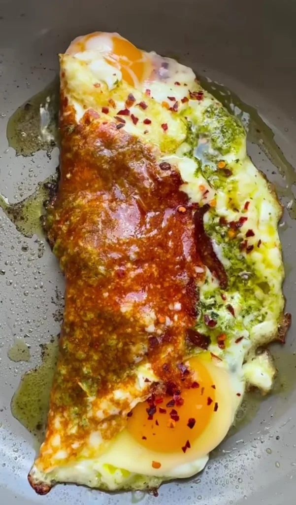 Creamy Pesto Eggs
