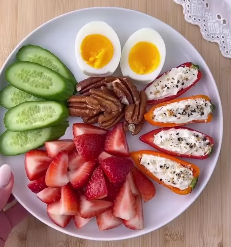 Hard-Boiled Egg Snack Plate