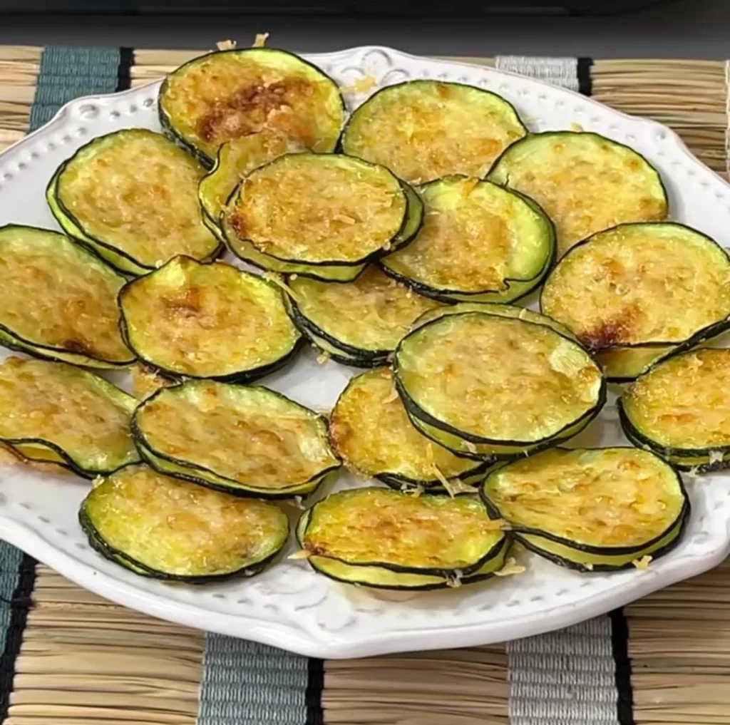 Parmesan Cucumber Chips