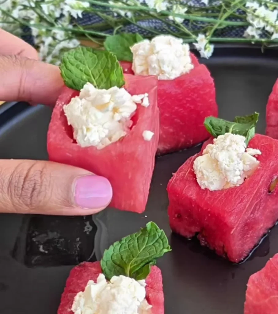 Watermelon Feta Cups