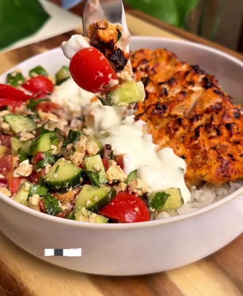 Lemon Herb Chicken Bowl - Calorie Deficit Meals