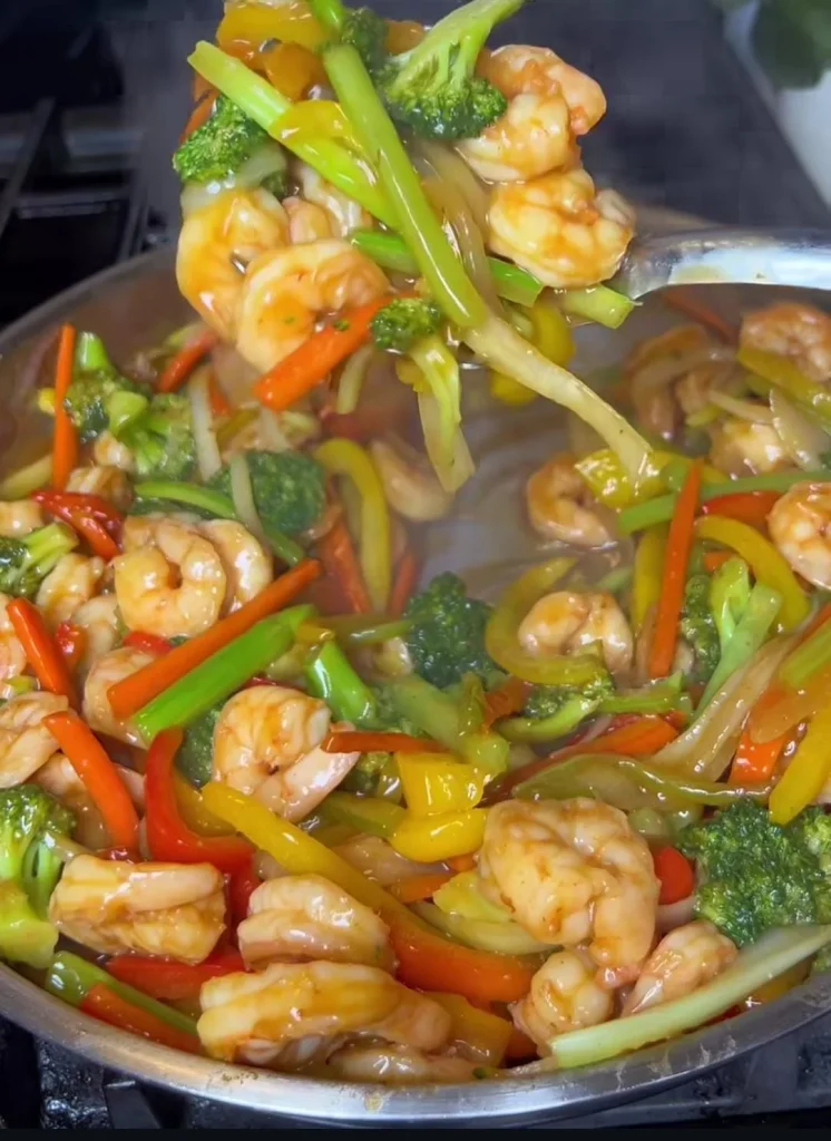 Garlic Shrimp Veggie Skillet