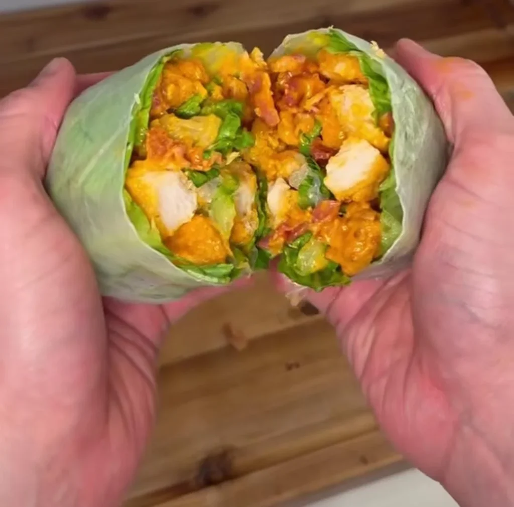 Buffalo Chicken Lettuce Wraps
