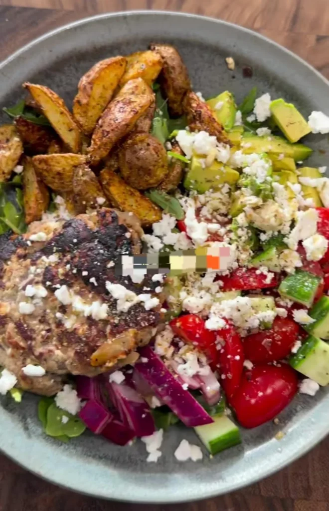 Turkey Burger Bowl