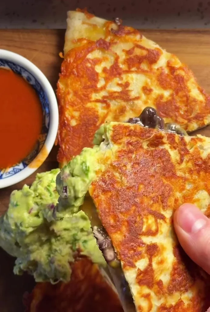 Cheesy Bean Quesadillas