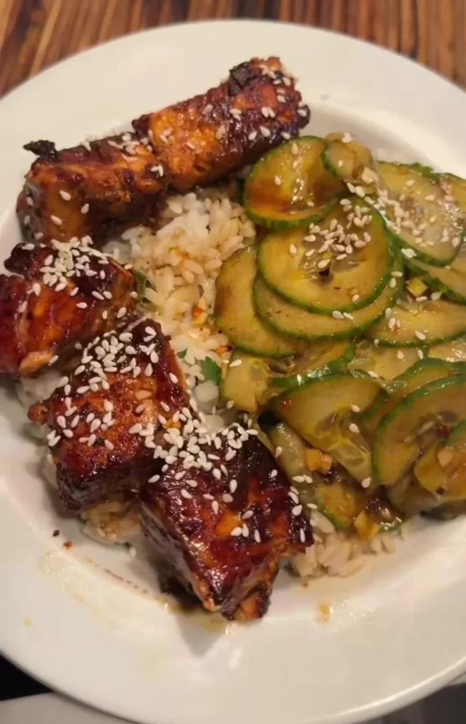 Teriyaki Salmon Rice Bowl