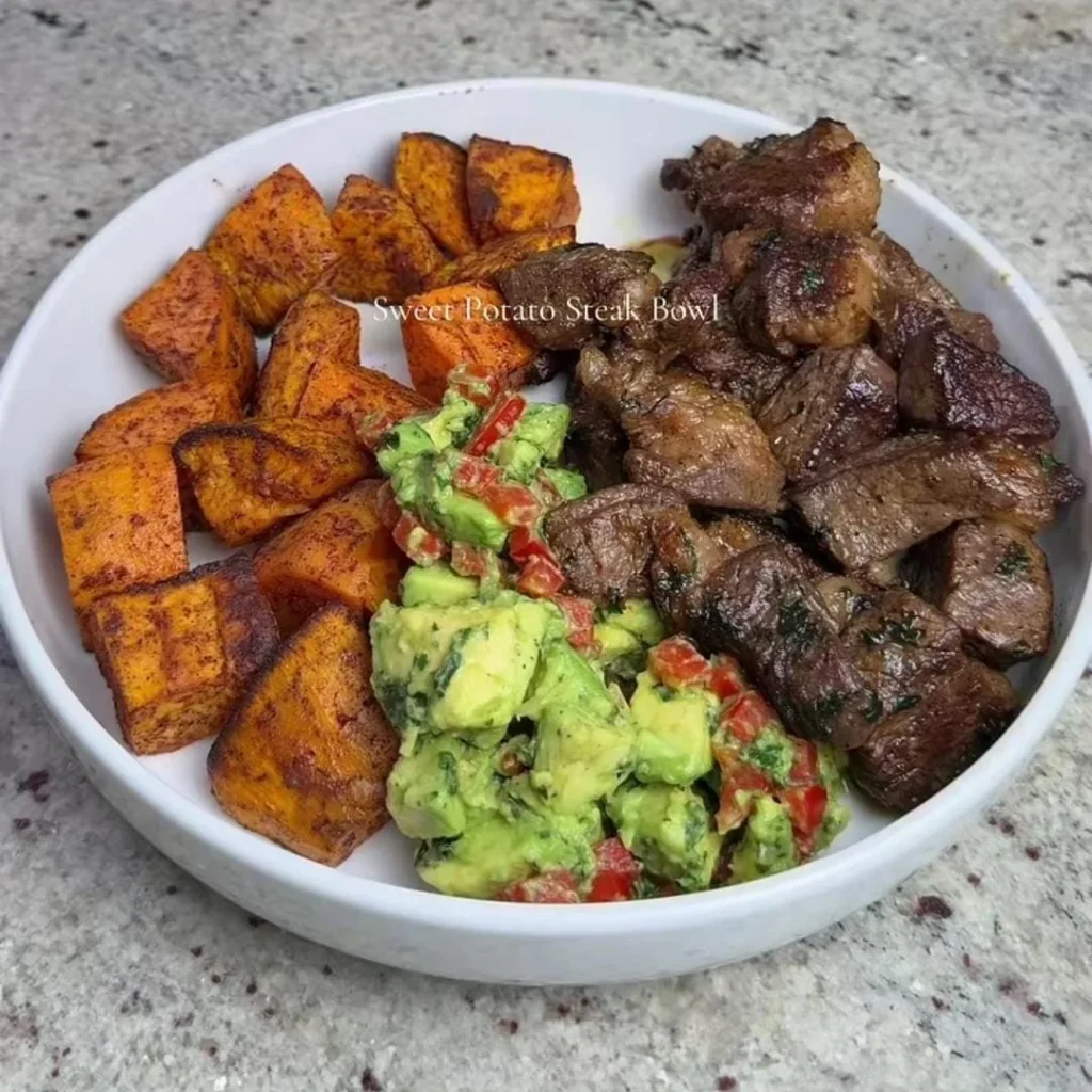 Steak and Sweet Potato Plate
