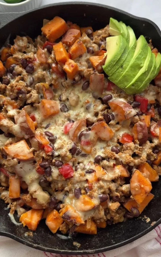 Ground Turkey Sweet Potato Skillet