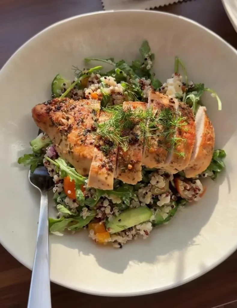 Berry Almond Quinoa Bowl