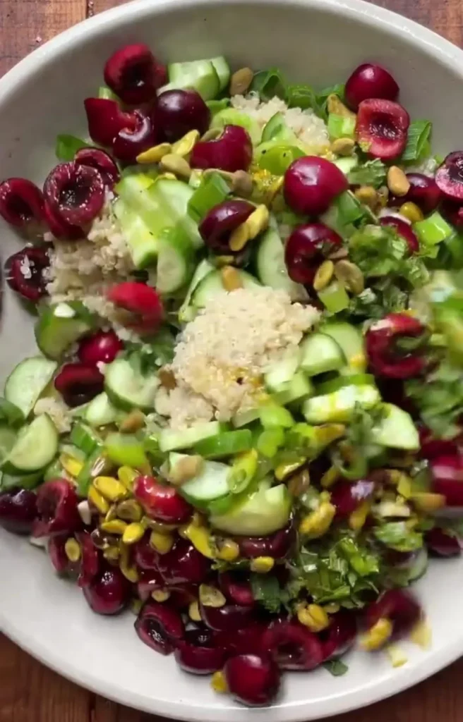 Cherry Almond Breakfast Quinoa