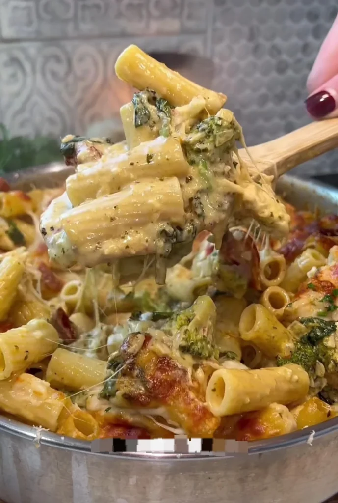 Creamy Chicken Pasta Bake - Rotisserie Chicken Recipes