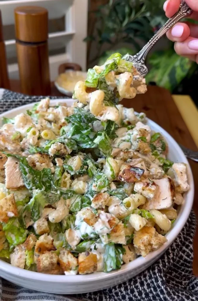 Chicken Caesar Pasta Salad