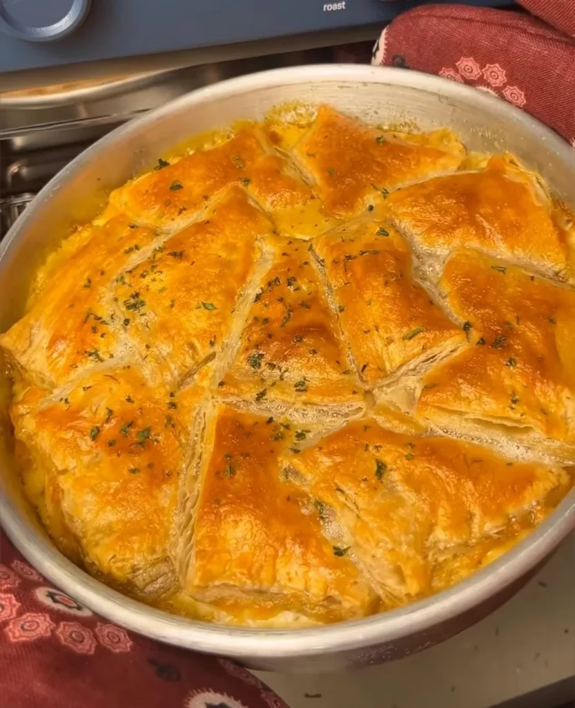 Creamy Chicken Pot Pie Skillet