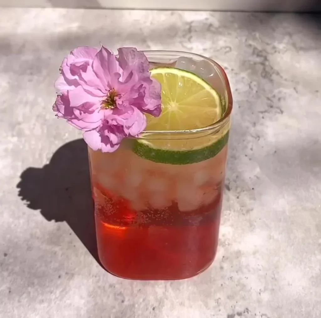 Cherry Lime Iced Tea