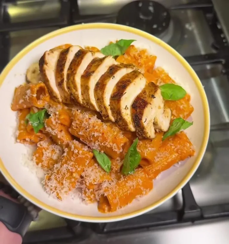 Roasted Red Pepper Chicken Pasta