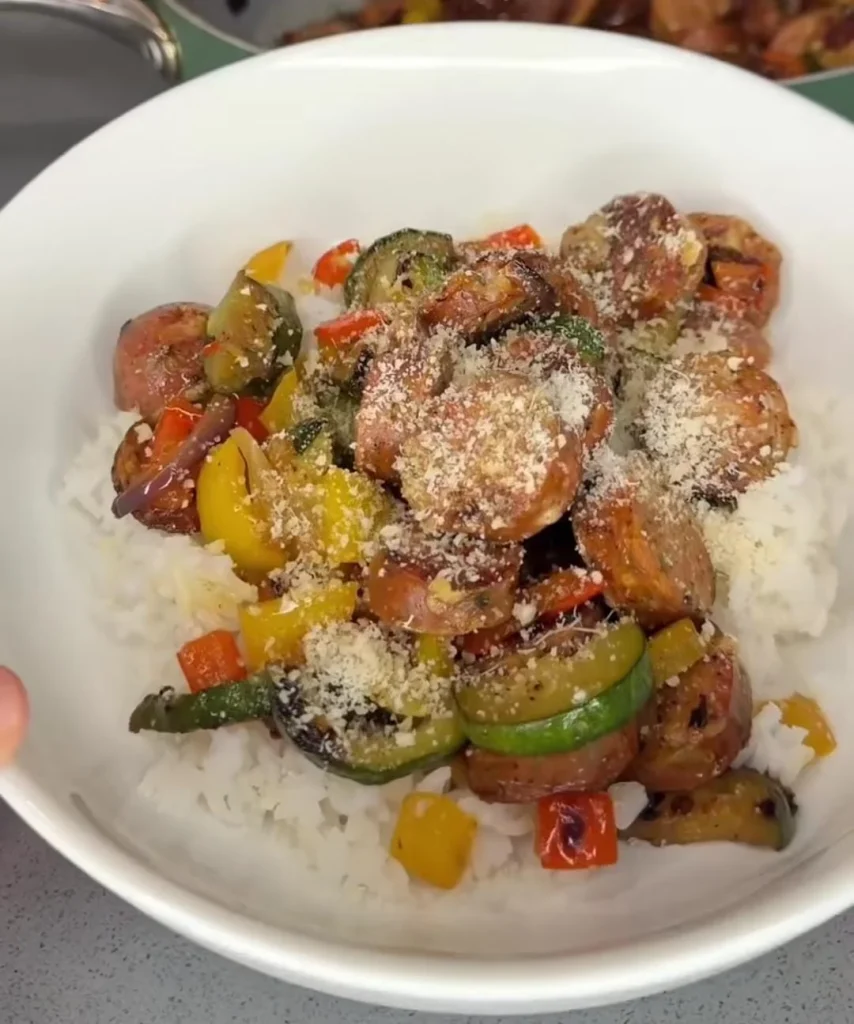 Sausage and Peppers Skillet