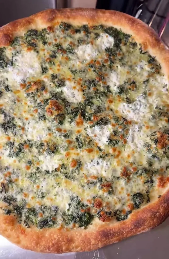 Spinach and Feta Pizza