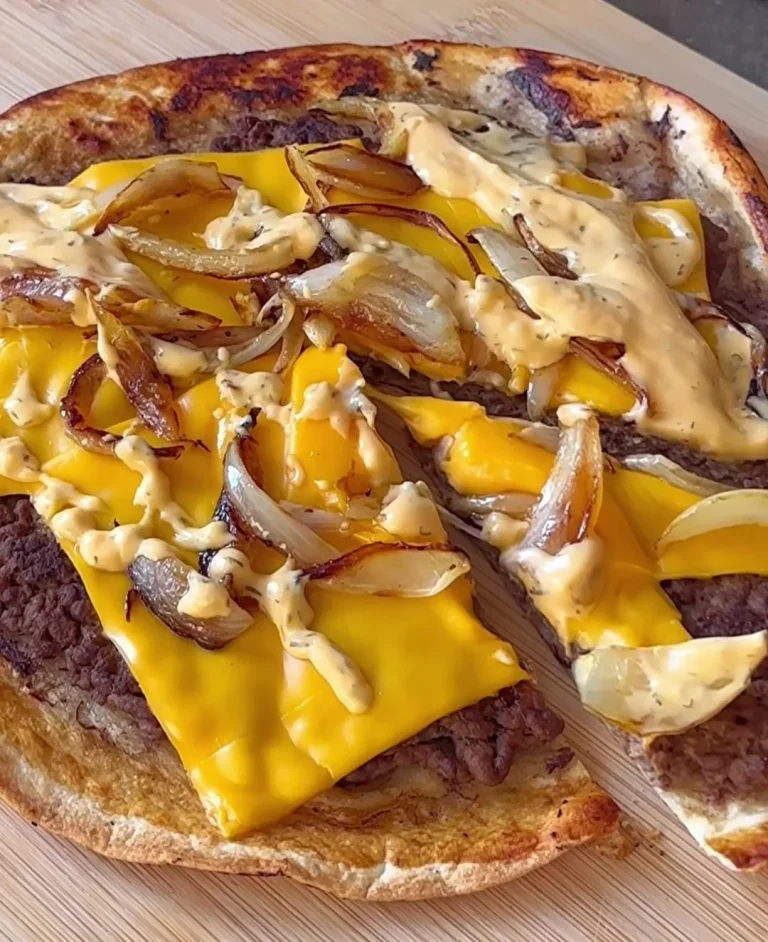 Cheeseburger Pizza
