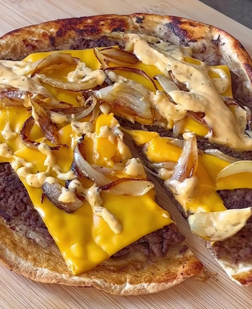 Cheeseburger Pizza