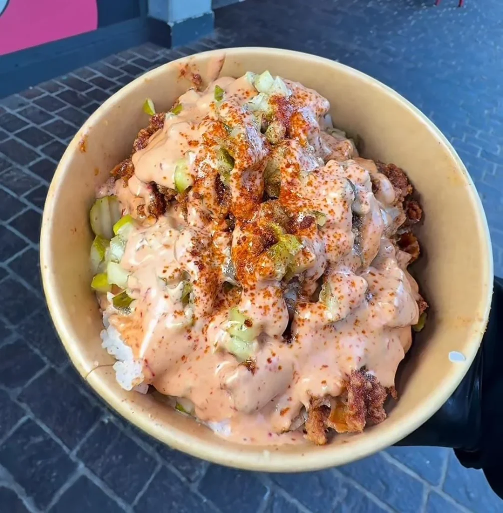 Chicken Nugget Rice Bowls
