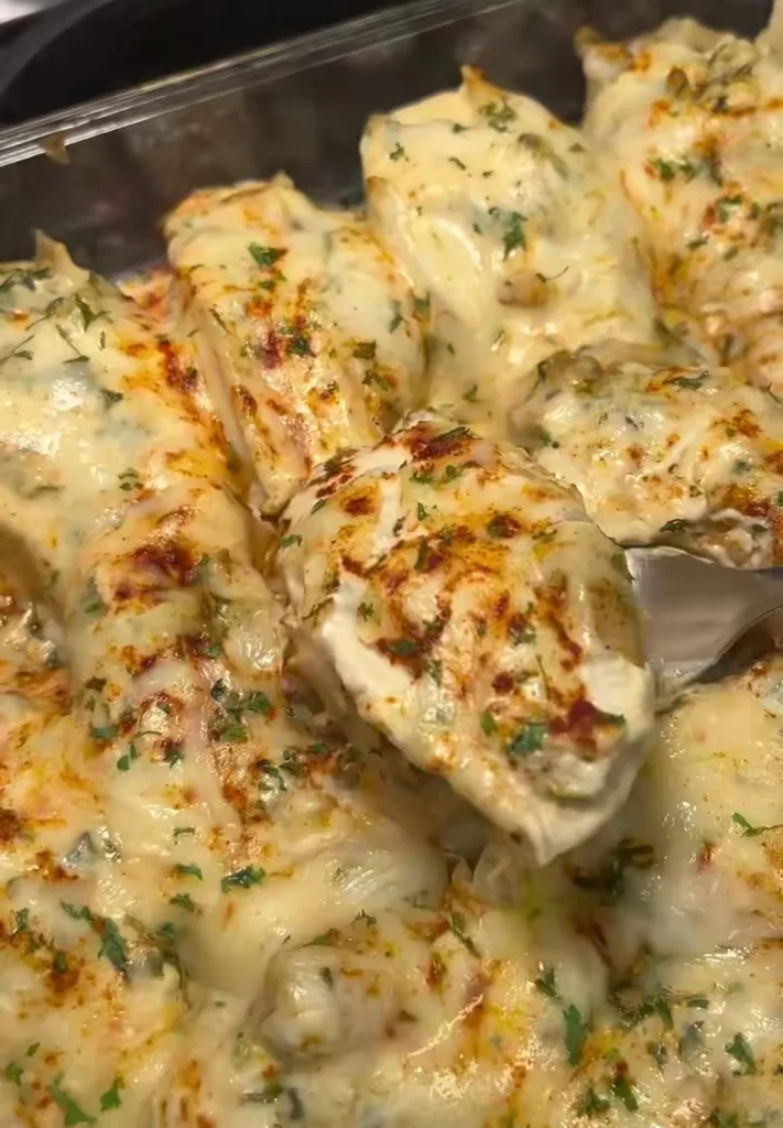 Chicken Alfredo Shells