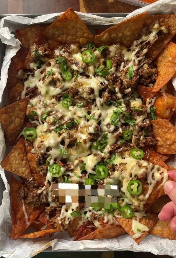 Cheesy Beef Nacho Bake