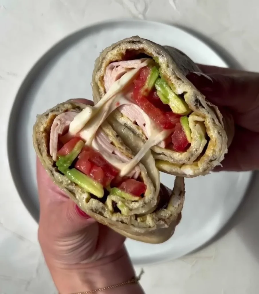 Avocado Egg Breakfast Burrito