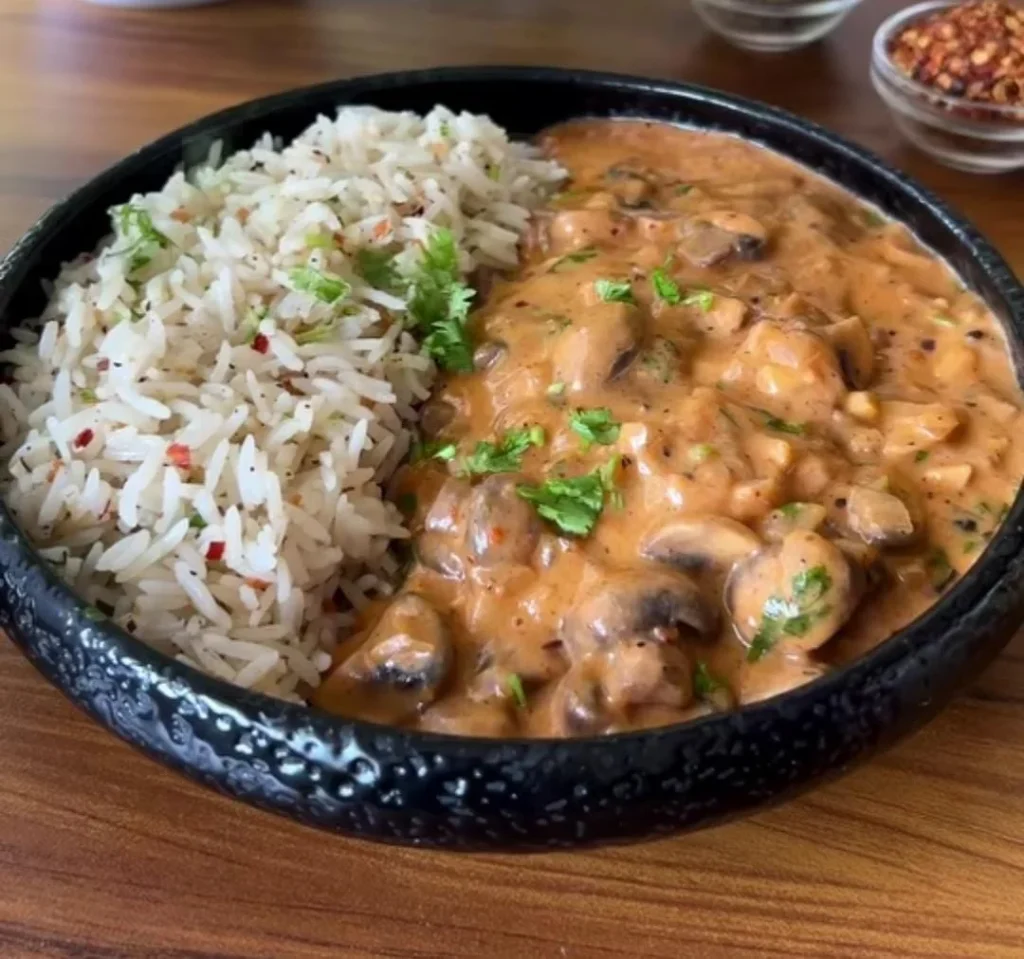 Mushroom Rice Bowl