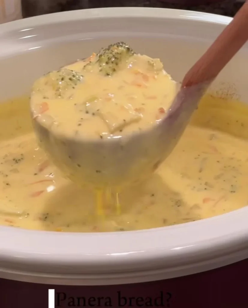 Crockpot Broccoli Cheese Soup