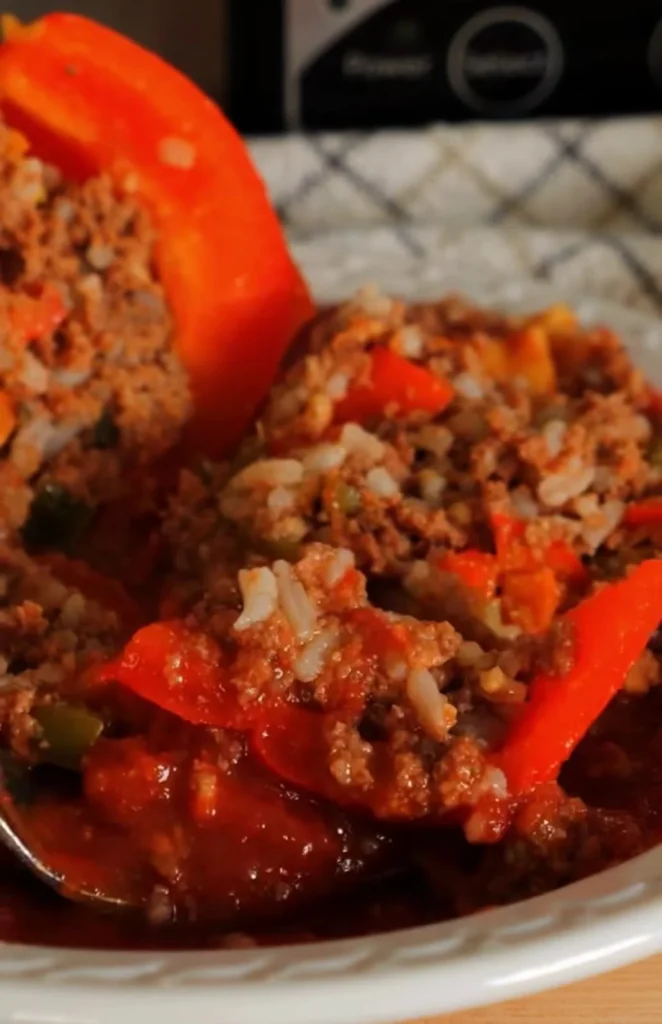 Crockpot Stuffed Peppers