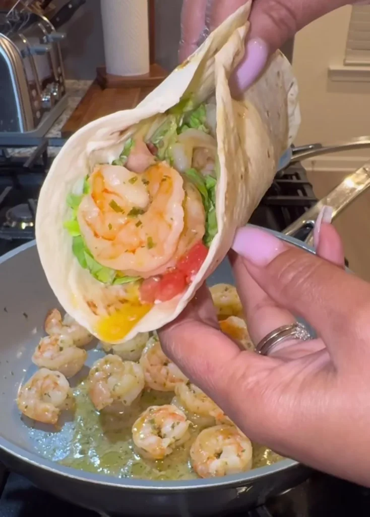 Garlic Butter Shrimp Tacos