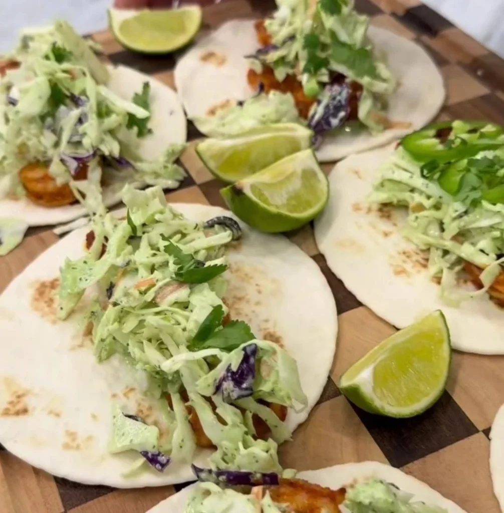 Cilantro Lime Shrimp Tacos