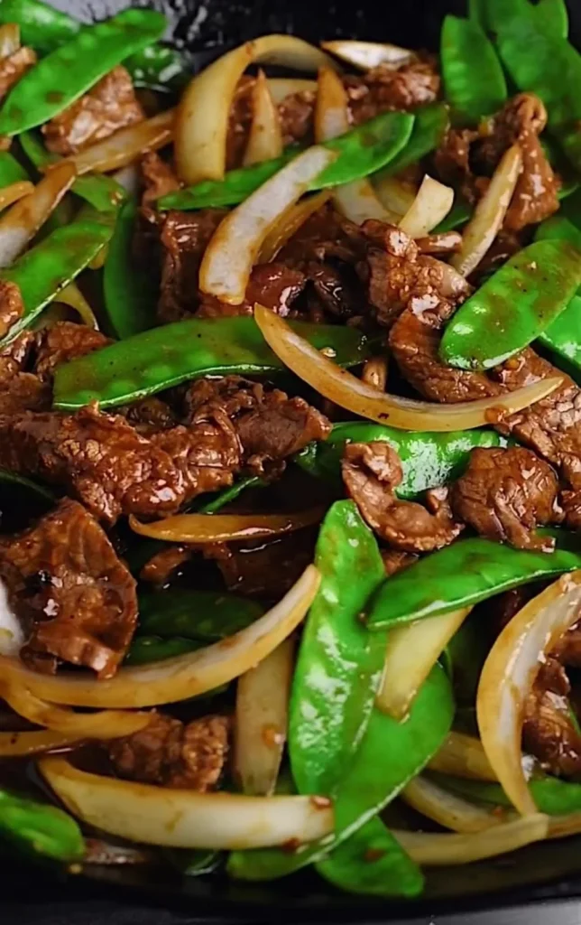 Steak and Snow Peas Stir Fry