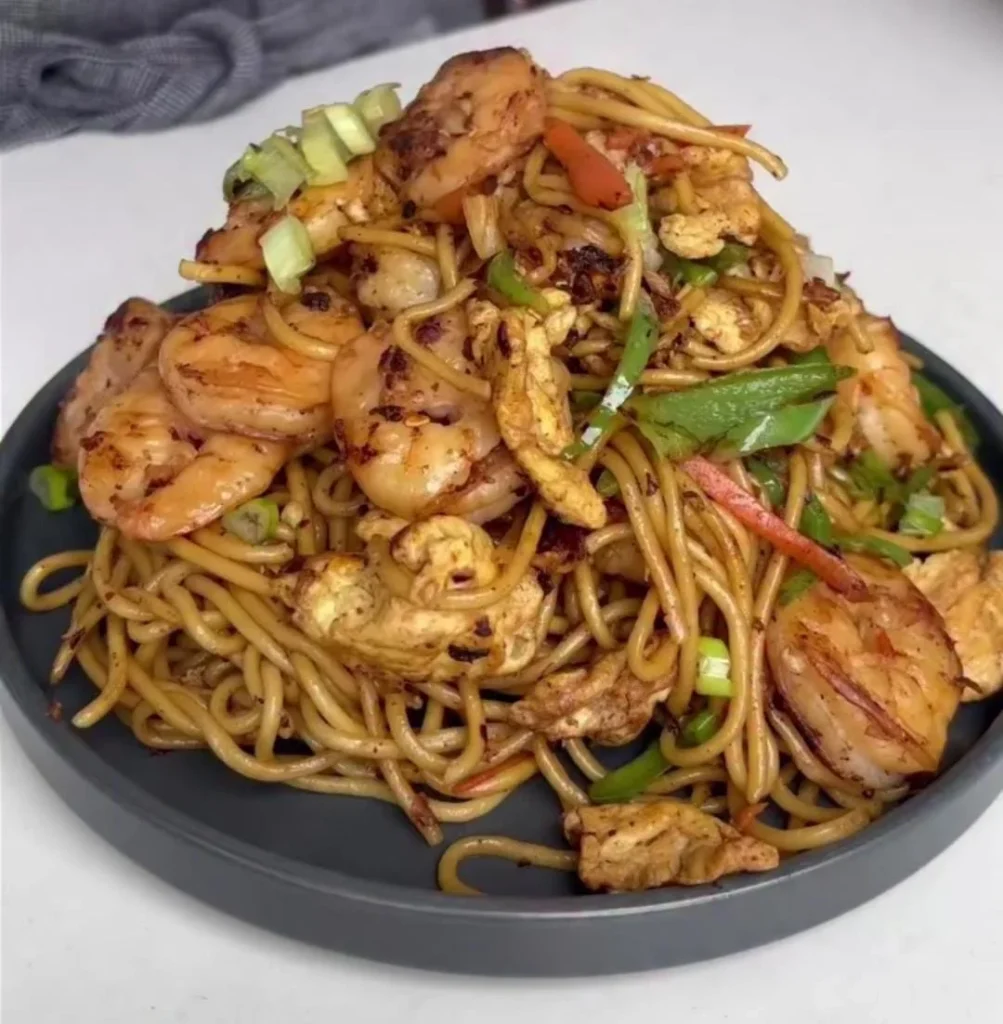 Garlic Shrimp Noodles