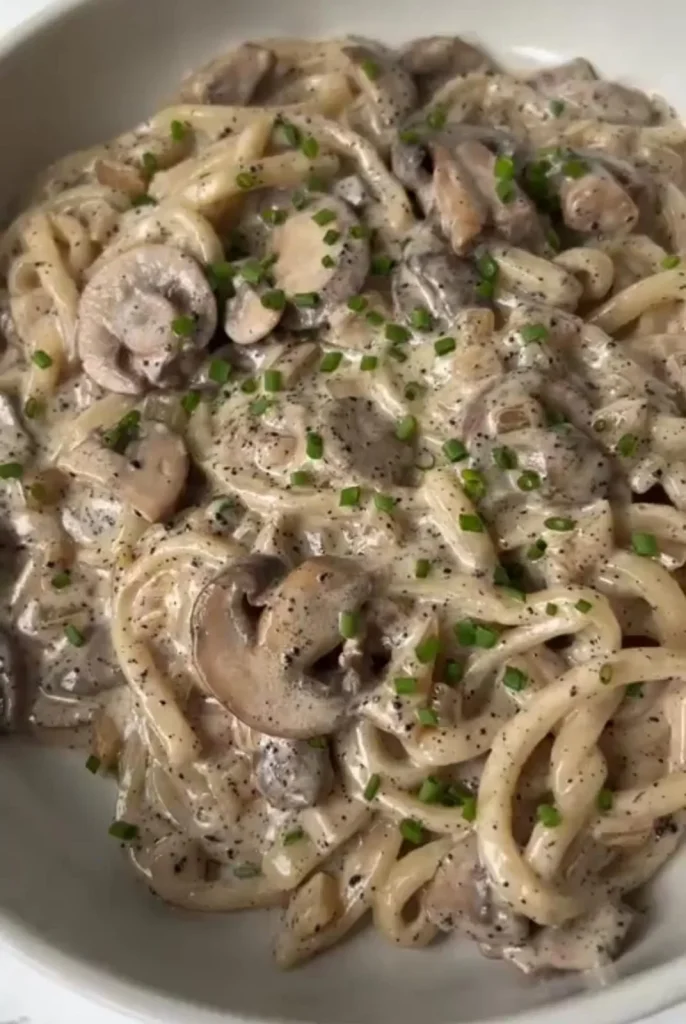 Mushroom Soy Noodles