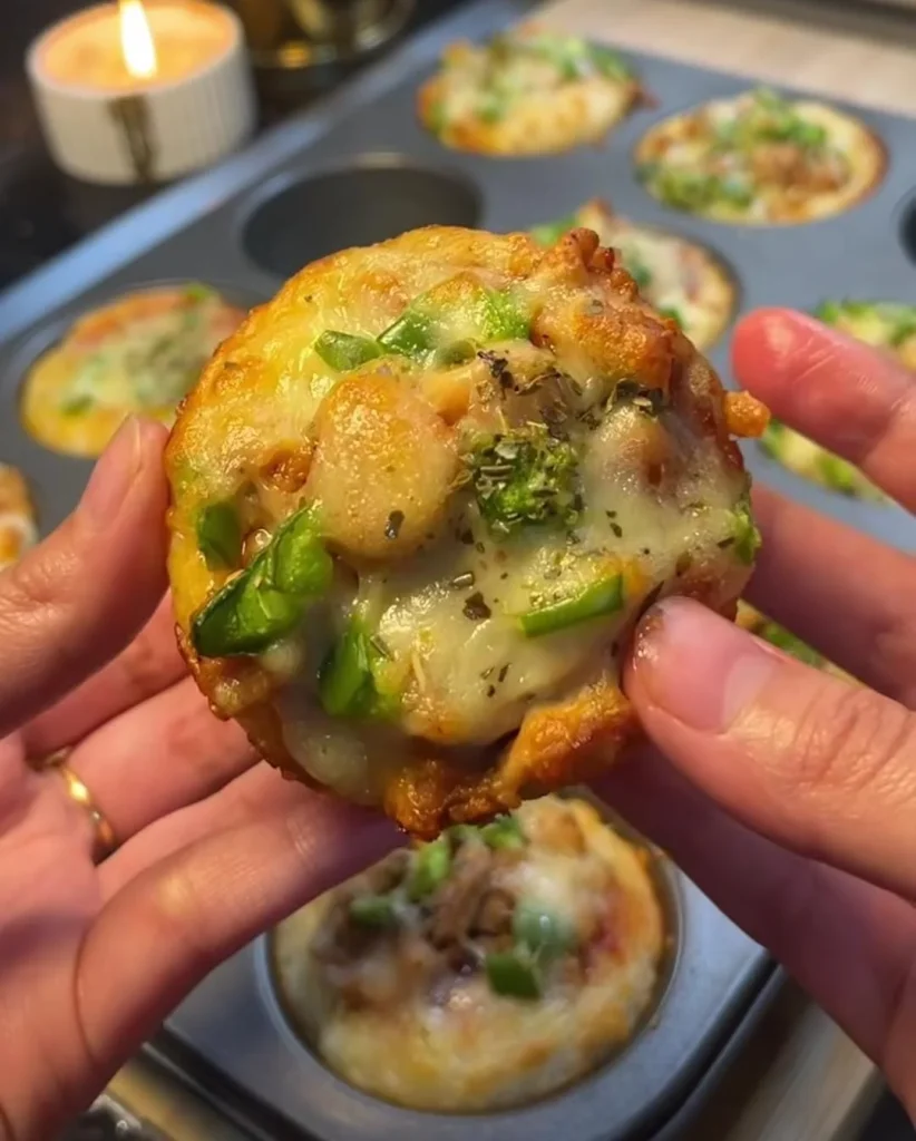 Homemade Pizza Muffins