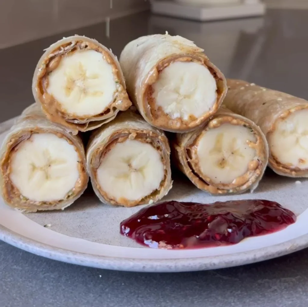 Peanut Butter Banana Roll