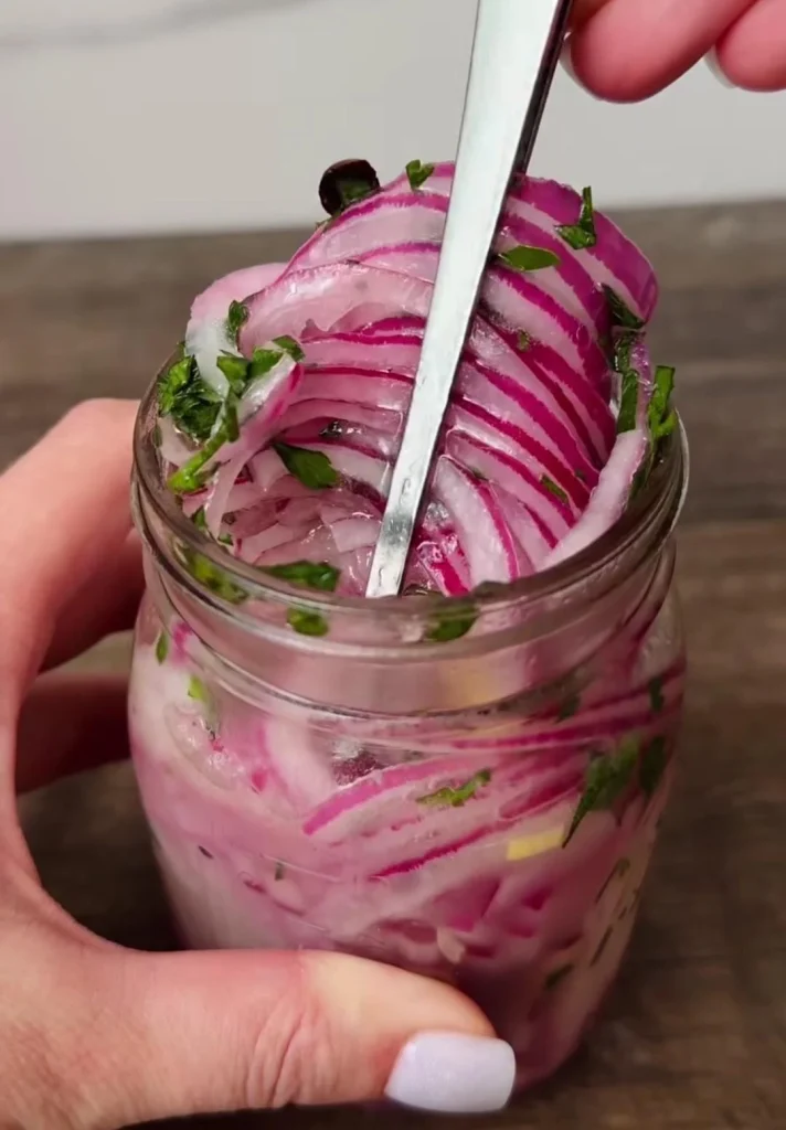 Sweet Pickled Red Onions